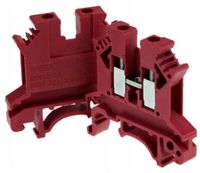 Złączka szynowa 1 piętrowa UK 2.5 red ZUG na DIN