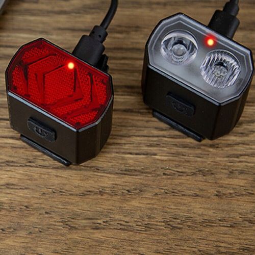 Lampka Rowerowa Led Usb Przód Tył Zestaw Do Roweru na Arena.pl
