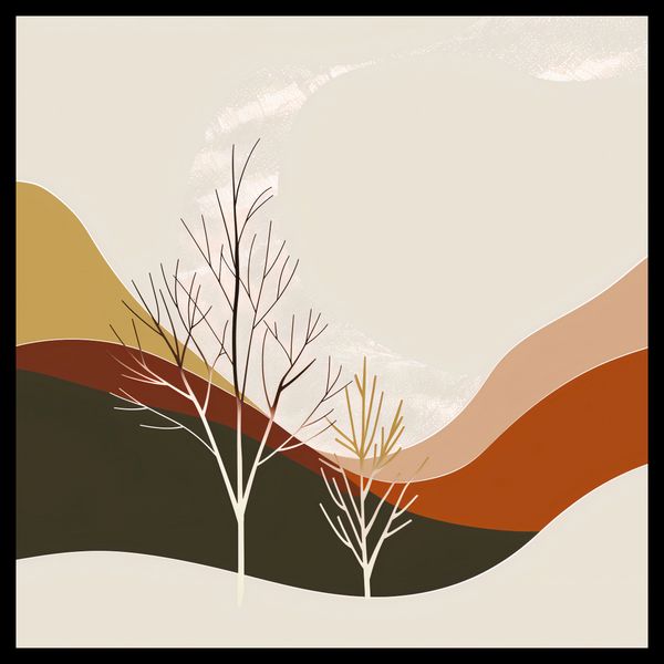 Plakat 60x60cm Pustynia Widzi zdjęcie 2