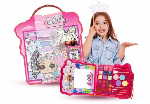 LOL SURPRISE! MEGA PALETA KOSMETYKÓW DO MAKIJAŻU W ETUI NA PREZENT + GRATIS na Arena.pl