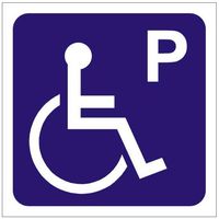 tablica parking dla niepełnosprawnych - tab tbi-87