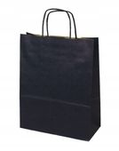 CZARNA - Torba papierowa 25x11x32