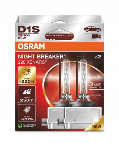 D1S OSRAM NIGHT BREAKER LASER XENARC +220% 2SZT na Arena.pl