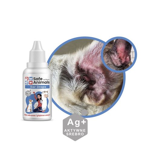 Safe Animals Ear Drops Krople ze srebrem do uszu 30ml na Arena.pl