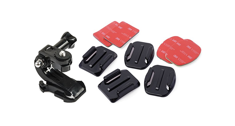 SZYBKOZŁĄCZKA J-HOOK Z BAZAMI I NAKLEJKAMI 3M DO SONY ACTION CAM zdjęcie 1