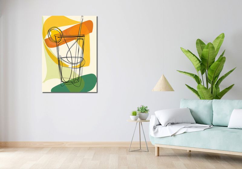 Obraz 70x100cm Koktajl Artystyczny zdjęcie 2