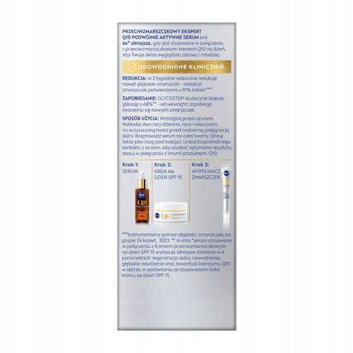 NIVEA Q10 PRZECIWZMARSZCZKOWY EKSPERT PODWÓJNIE AKTYWNE SERUM 30 ml na Arena.pl