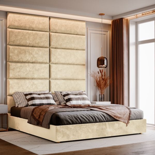 PANELE ŚCIENNE TAPICEROWANE 90cm x 30cm MAGIC VELVET 2250 zdjęcie 5