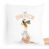 Poduszka Prezent Idealny Dla Dyrektora Dyrektorki Z Nadrukiem Ze Zdjęciem