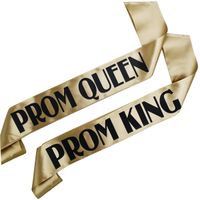 Zestaw szarf Prom King i Prom Queen