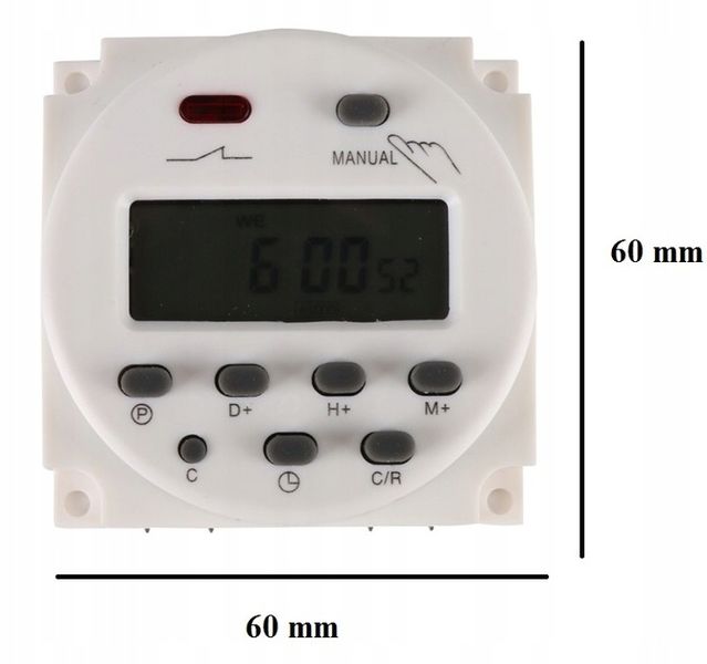 TIMER WYLACZNIK WLACZNIK CZASOWY PROGRAMATOR 12V zdjęcie 13