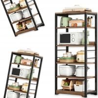 REGAŁ INDUSTRIALNY STOJĄCY SOLIDNY WYSOKI 5 POZIOMOWY PÓŁKI METAL 160CM