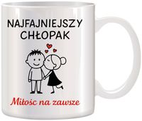 Kubek z nadrukiem prezent Dzień CHŁOPAKA dla kolegi urodziny różne wzory