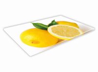 SZKLANA DESKA KUCHENNA 60x20 91c Cytryny