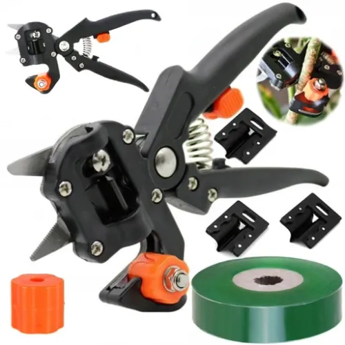 ZESTAW SEKATOR NOŻYCE NOŻYCZKI OGRODOWE DO SZCZEPIEŃ OKULIZACJI DRZEW TAŚMA na Arena.pl