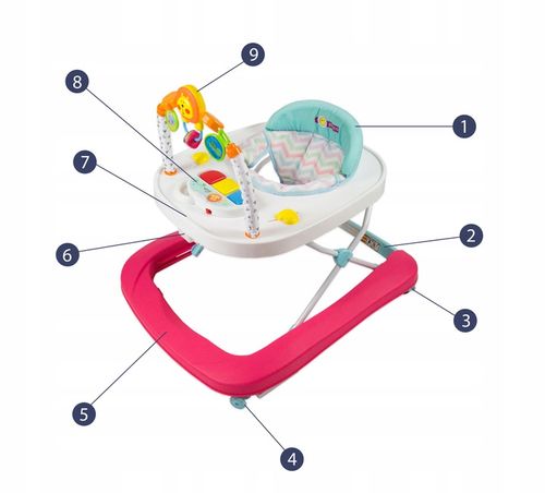 SimplyGo CHODZIK DLA DZIECKA PCHACZ 2w1 EDUKACYJNY na Arena.pl