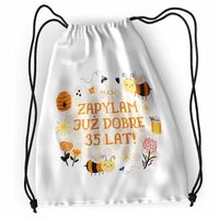 Plecak Urodziny 35 35Te Sportowy Szkolny Worek Z Nadrukiem Ze Zdjęciem
