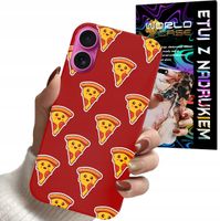 ETUI CASE DO IPHONE 16 PLUS - PIZZA DAMSKIE WZORY PĄCZKI PIANKI PLECKI