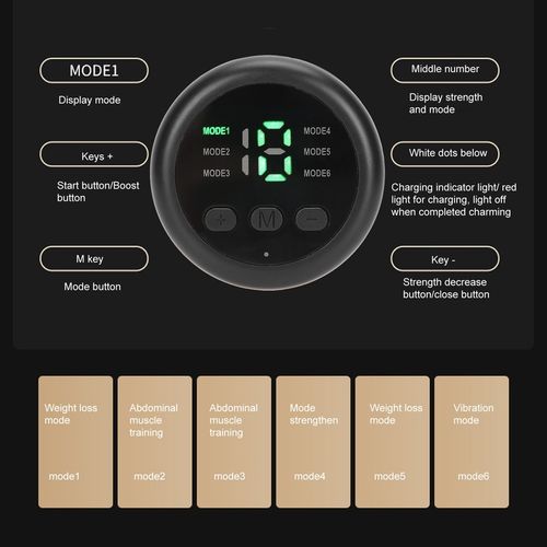 PAS MASAŻER WIBRUJĄCY ODCHUDZAJĄCY MIĘŚNI EMS na Arena.pl