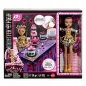 LALKA MONSTER HIGH STRASZYSŁODKIE URODZINY TORT DIY zestaw z Clawdeen Wolf
