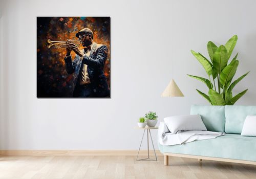 Obraz 90x100cm Symfonia na Trąbce na Arena.pl