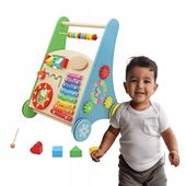 Pchacz chodzik drewniany edukacyjny manipulacyjny dla dzieci sorter