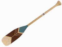 Pagaj John Paddle Ozdoba Kolorowy Malowany 120 cm WZ4 120 cm