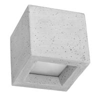 Kinkiet LEO betonowy G9 szary/biały 40W Sollux Lighting