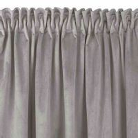 CURT/HOM/VILA/VELVET/PLEAT/D/75/F/30/GREY/135x245