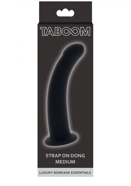 strap on dong medium black zdjęcie 2