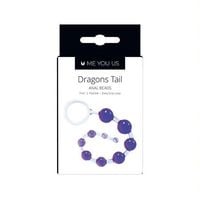 plug/kulki  me you us dragonz tail anal beads violet