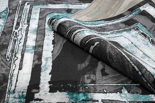 RUG/LU/WELLI/FRAME/GREY+GREEN/120x170 na Arena.pl