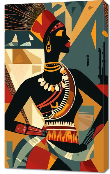 Obraz 60x100cm Afrykańska Mozaika zdjęcie 1