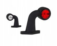Lampa obrysowa kątowa tylna led przyczepka naczepa TIR 12V 24V Fristom 1szt