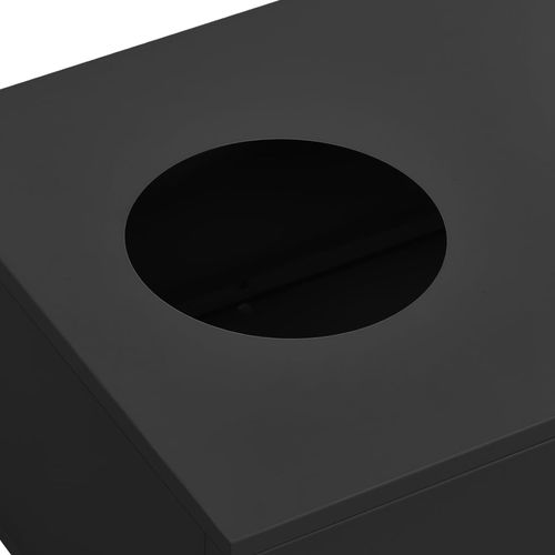 Szafka biurowa z doniczką, antracytowa, 90x40x125 cm, stalowa na Arena.pl