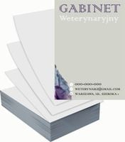 Ulotki A5 reklamowe firmowe 1000szt projekt w cenie GABINET WETERYNARYJNY