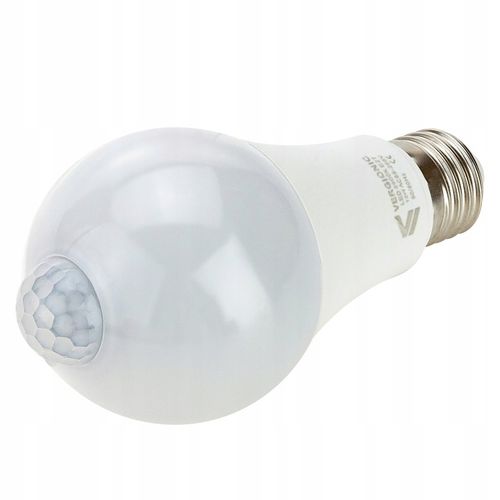 ŻARÓWKA LED E27 Z Czujnikiem ruchu zmierzchu 12W Neutralna 230V MOCNA na Arena.pl