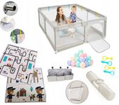 KOJEC DLA DZIECI ISERE PREMIUM 120x120 MATA PIANKOWA KULKI ORGANIZER