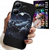 ETUI DO XIAOMI NOTE 13 PRO 5G - SKORPION, SKORPIONY + FOLIA HYDROŻELOWA