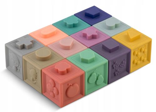 ZABAWKA DO KĄPIELI 24 ELEMENTY MONTESSORI KLOCKI SORTER DLA DZIECI RICOKIDS na Arena.pl