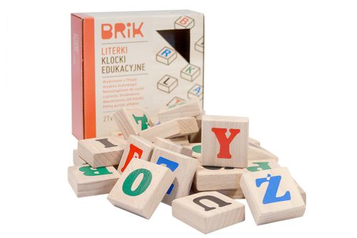 Edukacyjne klocki literki na Arena.pl