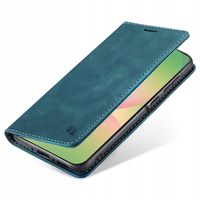 2X ETUI Z KLAPKĄ DO GALAXY A37 5G SKÓRZANE PORTFEL WALLET CASE + SZKŁO