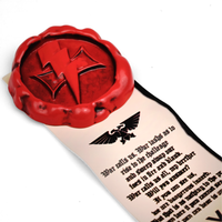 Seal Of White Scars | 8 cm | Metal Żywica | Przypinka | Warhammer 40k