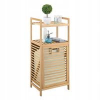 KOSZ NA PRANIE BIELIZNĘ BRUDOWNIK BAMBUS 43 L