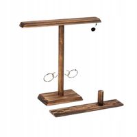 Gra w Rzucanie Pierścieniami RING TOSS GAME Stołowa Drewniana Imprezowa