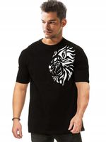 S SHEIN _S1H KOSZULKA Z NADRUKIEM