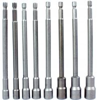 KLUCZE 6-13 NASADOWE MAGNETYCZNE DŁUGIE 150mm 8szt