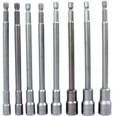 KLUCZE 6-13 NASADOWE MAGNETYCZNE DŁUGIE 150mm 8szt