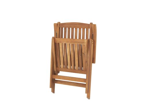 Zestaw mebli balkonowych drewniany jasny JAVA na Arena.pl