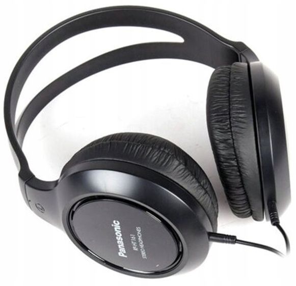 Panasonic RP-HT161 Słuchawki nauszne czarne zdjęcie 3